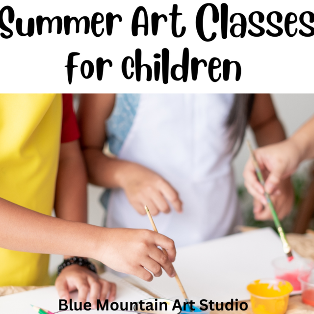 Summer Art Classes for Children July Session 2023